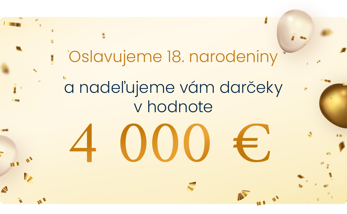 DARRÉ 18 rokov